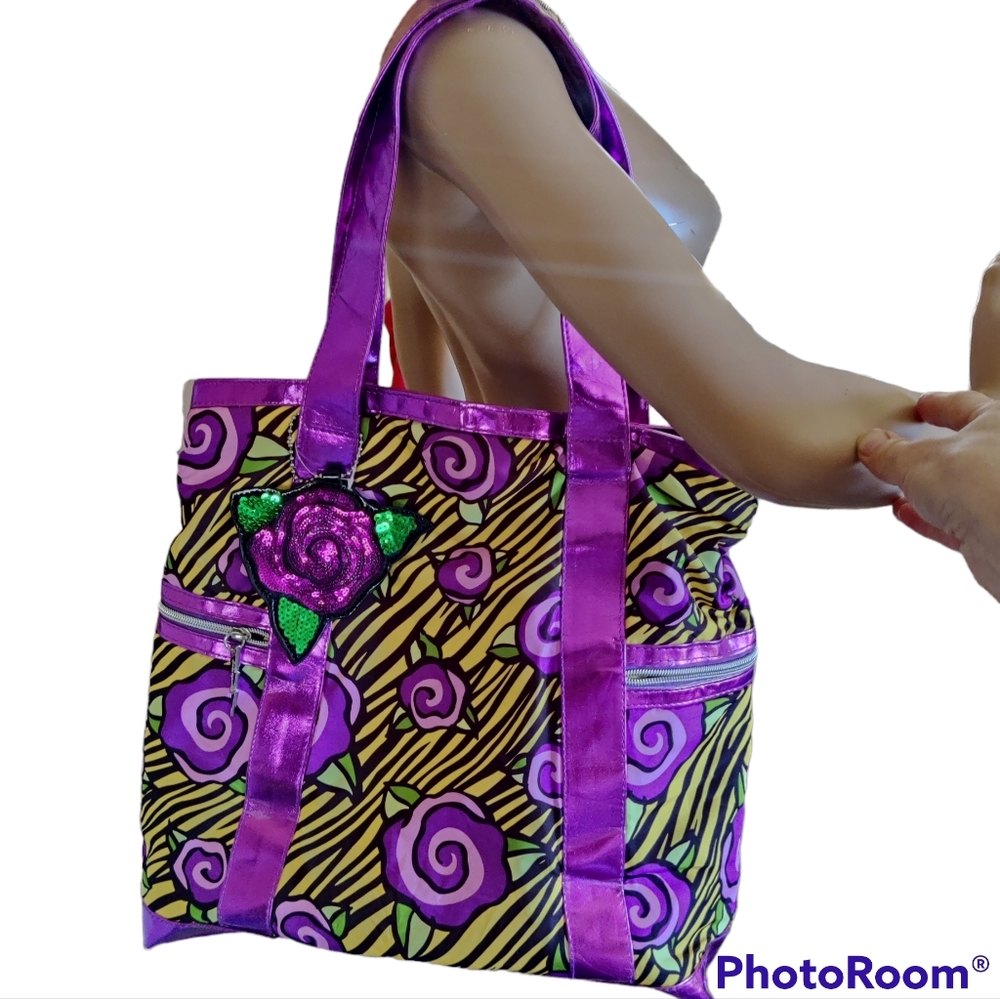Vintage Betseyville Abstract tote - Picture 6 of 9